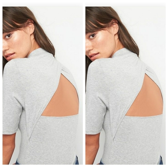 GAP Factory Tops - Gap Gray Body Suit